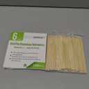 HOPELF 6" Natural Bamboo Skewers for BBQ，Appetiser，Fruit，Cocktail，Kabob，Chocolate Fountain，Grilling，Barbecue，Kitchen，Crafting and Party(100 PCS)