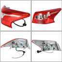 WFLNHB Right Side Tail Light Replacement for Nissan Sentra 2016 2017 2018 Rear Tail Light Brake Lamp Assembly NI2805108 265503YU0A Passenger Side