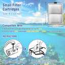 12-Pack PF-L Filter Cartridge Replacement for Top Fin Silenstream PF20, PF30, PF40 and PF75 Power Filters