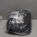 ULTCOVER 600D Tough Canvas Heavy Duty Rectangular Patio Table and Chair Cover - Waterproof Outdoor General Purpose Furniture Covers 76Lx54Wx28H inch, Black