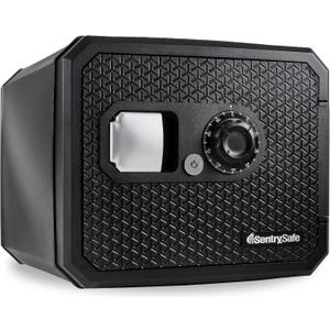 SentrySafe Fireproof and Waterproof Shelf Safe, Large Home or Office Safe with Dial Combination Lock and Override Key, 0.81 Cubic Feet, FPW082KSB