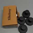 Suction Cup Hooks, Suction Cup Hooks for Shower,Removable Towel Hooks for Bathroom Window Glass Door Wall, Bath Robe Looafh Wreath Hook for Hanging (Black)