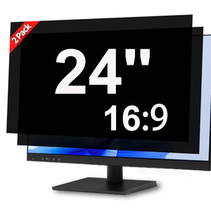 [2 Pack] 24 Inch Privacy Screen for Computer Monitor Blue Light Screen Protector Anti Glare Anti-Scratch Monitor Privacy Shield Screen 24 Inch 16:9 Aspect Ratio