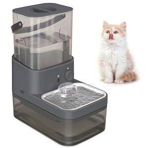 GOYJOY Smart Pet Water Fountain,Filterless Cat Water Fountain No Filter,3L/102oz Ultra Silent Cat Fountain, Separation Design