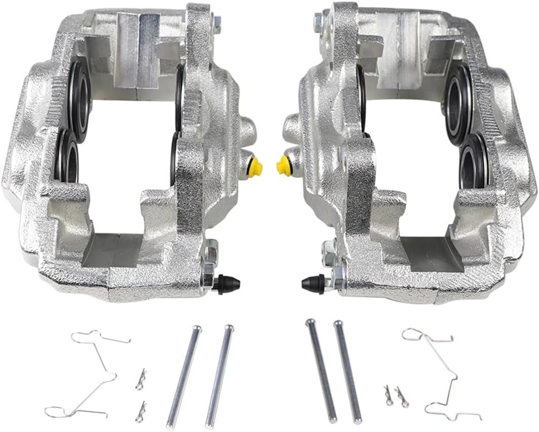 Front Performance Brake Caliper Set - Compatible with 2003-2009 Toyota 4Runner, 2007-2014 FJ Cruiser & 2005-2023 Tacoma, 2PCS Left & Right, Premium Loaded Calipers, Front Driver and Passenger Side