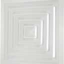PATIKIL 13" x 13" Square Ceiling Diffuser, Aluminum Square Vent Cover HVAC Ceiling Diffuser for HVAC System Horizontal Flow Duct Industrial Home Office,White,16" x 16" Ducting Opening Size