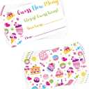 240 Pcs Candy Guessing Game Cards How Many in The Jar for Bridal Baby Shower Party Collection Birthday Gender Reveal Activities and Decorations 3.54 X 2 Inch (Multicolour)