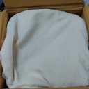 HOMEMONDE Natural Hand Woven Jute Area Rug 6'x9' - Rustic Vintage Braided Reversible Rugs - Farmhouse Indoor Floor - Eco Friendly for Kitchen, Hallway, Living Room, Bedroom