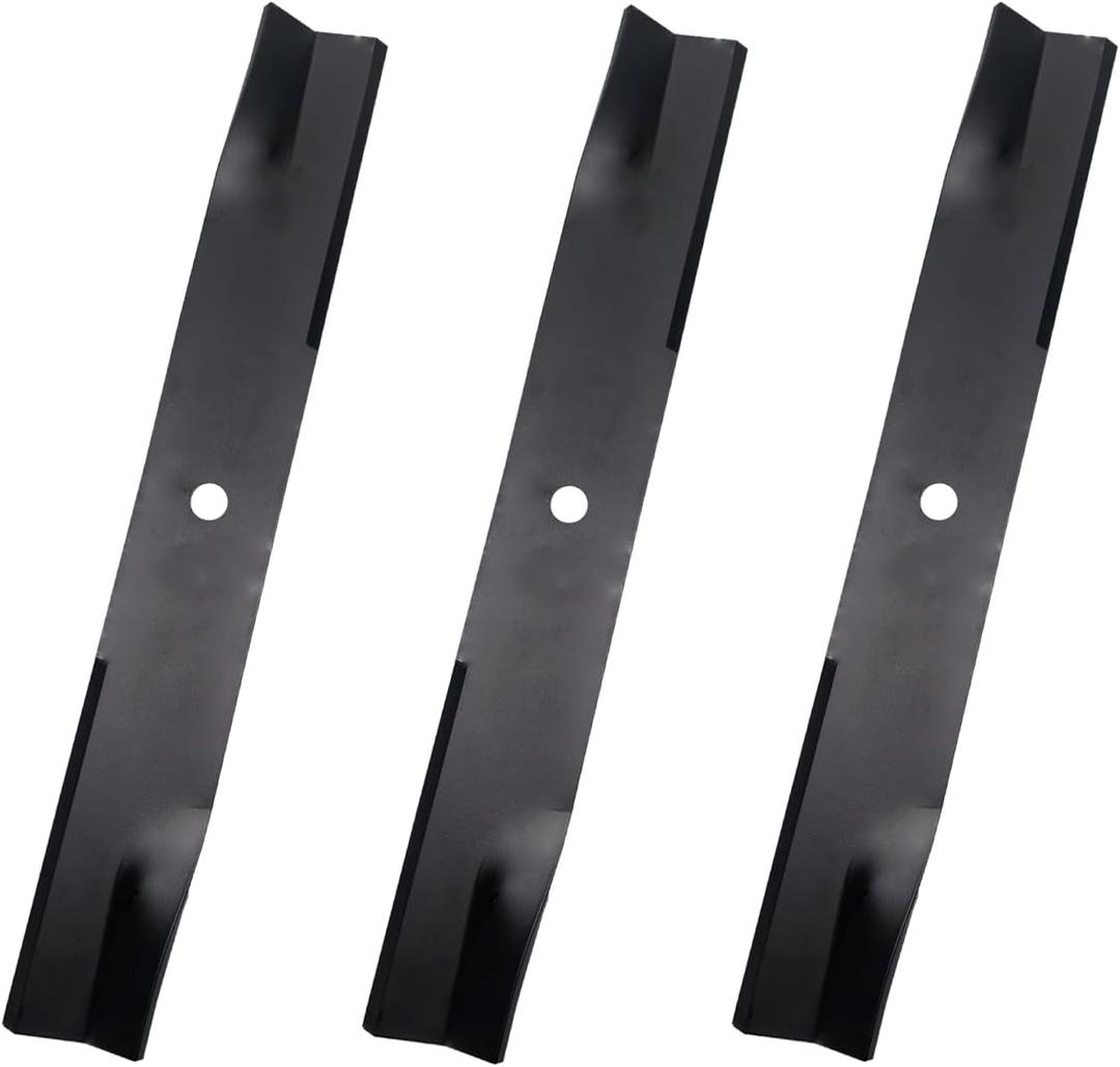 3PCS 783753 Blades Fit for 52 inch Lawn Mower Blades Hustler Fasttrack, Z, Mini Z, Super Mini Z, Super Z and Raptor with 52'' Deck Replace OE 795526, 603995, 783753, 787721, 30227-52X