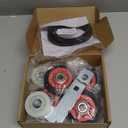4392067 Dryer Repair Kit and W10837240 Dryer Idler Pulley Fit for Whirlpool Maytag Admiral Kenmore Dryer - Bravos Dryer parts and Duet Dryer Parts Compared to # 4392067VP 80047 587637 by Funmit