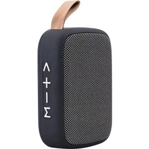 Speaker Wireless Outdoor Waterproof Portable BT3.0 Mini Speaker USB SD Card FM Player Loud Stereo for Home Christmas Party Speaker (Black)