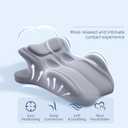 27 Degree Couples Pillow for Couples Sweet Spot Intimacy Pillows, Maintains Perfect 28 Angle Every Time, Firm Foam that Won't Shift, Waterproof & Washable Cover (Black)