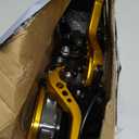 Motorcycle Brake Clutch Pump Lever 7/8" 22mm Dual Hydraulic Master Cylinder Reservoir CNC Left & Right Set Universal Replacement for Harley Honda Kawasaki Suzuki Yamaha (Gold)