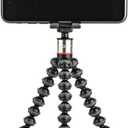 JOBY GripTight ONE GP, Universal Phone Holder, Magnetic GorillaPod Flexible Small Tripod for Smartphone, Foldable and Portable , Watch FIFA World Cup Football, Black