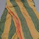 Cabana Striped Gauze Turkish Beach Towel - Large 36 x 69 | Quick Dry Beach Towel Blends Retro Style with Everyday Beach Comfort | Sand Free Design for a Clean, Carefree Day in the Sun (Yellow)
