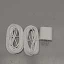 10FT iPhone 17/16e Fast Charger,2Pack 20W Dual Port USB C+A Power Adapter 10Foot Long USB C to C Fast Charging Cable Cord Quick Charging for iPhone 17 Air/17 Pro/17 Pro Max/16/16 Pro/15/15 Pro/Pro Max (White/White)