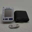 Ovutek Blood Pressure Monitors for Home Use, Automatic Digital Blood Pressure Cuff with Large Cuff for Upper Arm, 2 Users x 120 Sets Memory, Manual Arm Blood Pressure Machine with Power Adapte (White)