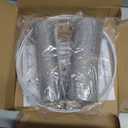 Lampshades Set of 2, 13" Top x 13" Bottom x 10" High Drum Lampshade,Traditional Lamp Shade, Assembly Required, Medium-sized Lampshades for Table Lamp, Floor Lamp, Bedside Lamp,Gray