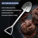 11 x Father's Day Gifts,Gifts for Dad from Daughter Son,Stainless Steel Ice Cream Shovel for Dad Birthday Christmas Fathers Dad day Gifts
