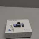 PQRQP 3 in 1 Microphone for iPhone/Android/Camera, Wireless Microphones, 328ft Transmission, 18H Battery Life, Mini Microphone for Record Interview, Vlogs, Tiktok (Ebony Black)