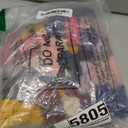 Bencailor 48 Pcs Mini Christmas Knitting Hats and Mini Christmas Scarf Set Knitting Doll Hat Scarf Santa Knit Hat Tree Ornaments for DIY Craft Art Doll Decoration (Mixed Color)