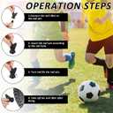 37 Pcs Soccer Cleats Replacement Studs Plastic Football Cleat Spikes with Wrench Rugby Soccer Shoe Studs Lightweight Traction for Training, M5 Thread Boots, 13mm and 16mm
