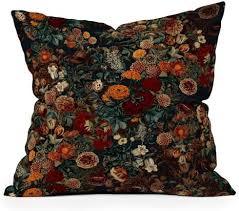 Vintage Floral Pattern Throw Pillow Covers 18 x 18 Inch Decorative Square Throw Pillows Farmhouse Floral Pillow Cases for Living Room Bedroom Home Couch Decor