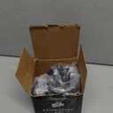 METOWARE 5th Wheel King Pin Lock with Warning Tag for 5th Wheel, RVs, Semi Trailers and Campers (Black)