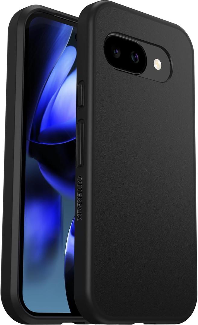 OtterBox Google Pixel 9a React Series Case - Black, Ultra-Thin, Pocket-Friendly, Raised Edges Protect Camera & Screen, Wireless Charging Compatible