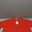 LASLULU Womens Cotton Short Sleeve Workout Shirts Loose Fit Crop Tops Yoga Gym Tee Casual Athletic Running T-Shirts Size Medium