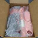 Baby Balance Bike for 1 Year Old Girls Gifts, 10-12 Months No Pedal Toddler Balance Bike with 4 Silence Wheels, 1st Birthday Gift, Ride On Toys for Boys Girls 1 Years Old, Pink