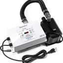 Salt Chlorine Generator & Pool Pump, Westaho Salt Water Pool Chlorinator System with Integrated Design, USA Made Titanium Cell, Designed for Above Ground Pools Up to 15,000 Gallons