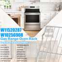 UPGRADED W10256908 Oven Rack For Whirlpool Oven Racks Replacements Range Stove Rack for Amana Kitchenaid Maytag Oven Racks Parts W11520287 W10268578 W10179196 Replacement Oven Racks 24" x 15.75"