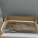 Forbena Rustic Brown Floating Shelves for Wall Set of 3, 24 Inches Long Hanging Shelves for Bedroom Storage, Large Wall Mounted Shelves for Living Room Books, Closet (Dark Wood)