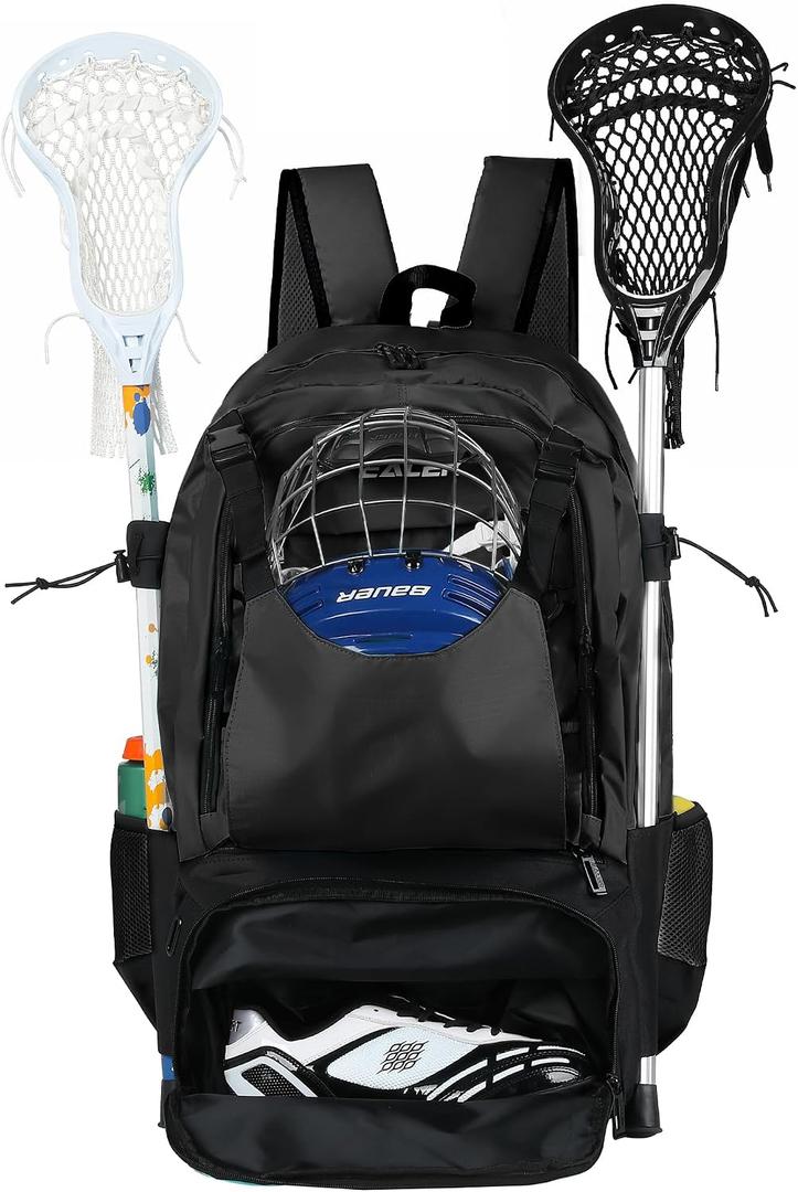 EALER ELB100 Lacrosse Bag, Turf Lacrosse Backpack Bag X-Large