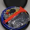 Auto-Fixing Snow Chains, 30s Quick Fit Easy Installation Tire-Chains, Portable Reusable High Carbon Steel Anti Slip Tire Chain for Passenger Car, Pickup Trucks and SUV - Set of 2 (HKN-110)