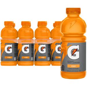 Gatorade Thirst Quencher, Orange, 20 Fl Oz (Pack of 8)