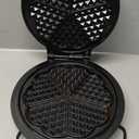 Mueller Heart 5 Waffle Maker, Waffle Iron, Adjustable Browning Control & Nonstick, Cool Touch Handle, Easy to Clean, Small Kitchen Appliances
