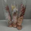 HyDren 4 Set Wedding Balloon Stands Table Centerpiece Decorations Balloons Stand Kit Party Decorations for Birthday Bridal Baby Shower Retirement Anniversary Family Reunion(Rose Gold, White, Confetti)