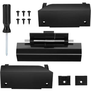 RV Refrigerator Door Latch Kit Replacement for Furrion Arctic FCR10DCDTA-BL / FCR08DCDTA, Replace the Broken or Worn Refrigerator Door Latch and Easy Install DIY Direction Change