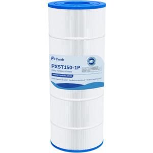Fil-fresh CC1500 Pool Filter Cartridges Compatible with Hayward XStream CC1500, Replacement for Hayward CCX1500RE, Pleatco PXST150, Unicel C-8316, 150 sq.ft