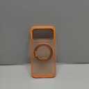 TORRAS Q3 Spin for iPhone 17 Pro Max Case with 360 Magnetic Stand, Wireless Charging Compatible, Hard PC Case for 17 Pro Max Phone Case with Stand, Translucent Cosmic Orange