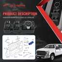 OKAY MOTOR JC3Z14529CA Power Door Window Switch Front Left Driver Side for 2017-2022 Ford F-250 F-350 Super Duty 2018-2022 F-450 F-550 Super Duty 6.2L 6.7L 6.8L 7.3L SW7927