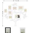 Jerry & Maggie - Photo Frame | Plaque College Frame - Wall Decoration Combination - White PVC Picture Frame Selfie Gallery Collage With Hanging Template & Wall Mounting Design | Family Tree, Small Medium Large