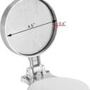 New Star Foodservice 36466 Aluminum Adjustable Hamburger Press, 4-1/2" Diameter, Silver