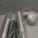 Ziliny 100 Set 12 oz Clear Plastic Cups with Lids and Straws, Disposable Iced Coffee PET Cups for Drinking Cold Beverage Juice Parfait Smoothie Milkshake Coffee Shops Party Supplies