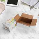 Shipping Boxes 10x7x5 Set of 40, White Corrugated Cardboard Box for Mailing Business Packaging