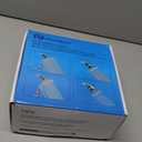 Hibbent All Metal 10'' Dual Filtered Rainfall Shower Head Combo, High Pressure Handheld Shower Head with 12'' Adjustable Curved Extension Arm, 20 Stage Shower Filter, 10-spray, 71'' Hose, Chrome