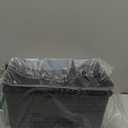 Sandmovie Black Plastic Rattan Storage Baskets, 6 Packs