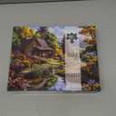 500 Pieces Puzzle for Adults, Birds Bath Flower Fence Puzzle, Recycled Cardboard Animals Jigsaw Puzzle 500 Pieces, Challenging Game Home Decor Birthday Party Gift Toy for Adults Seniors 20.5 x 15 in